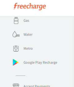 Freecharge Google Play Recharge